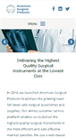 Mobile Screenshot of americansurgicalproducts.com
